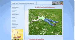 Desktop Screenshot of pfarrei-kirchdorf-inn.de